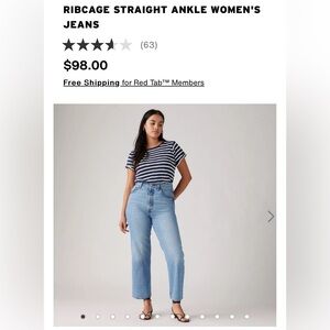 Levi’s Ribcage Straight